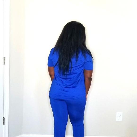 2 piece legging set - Blue - Picture 4 of 5
